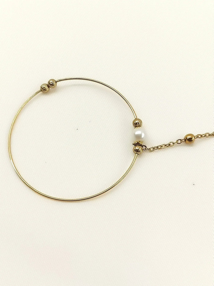 Miyanshi White Pearl Antique Nath
