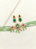 Mrinali R&G Kundan Choker Set