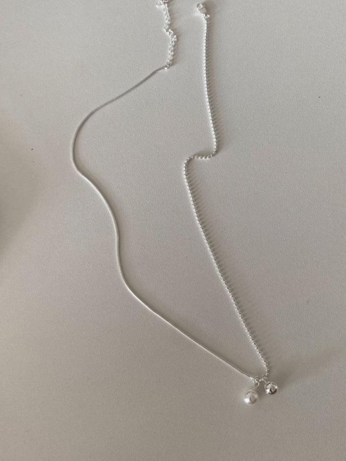 N1195 Faux Pearl Beaded Necklace