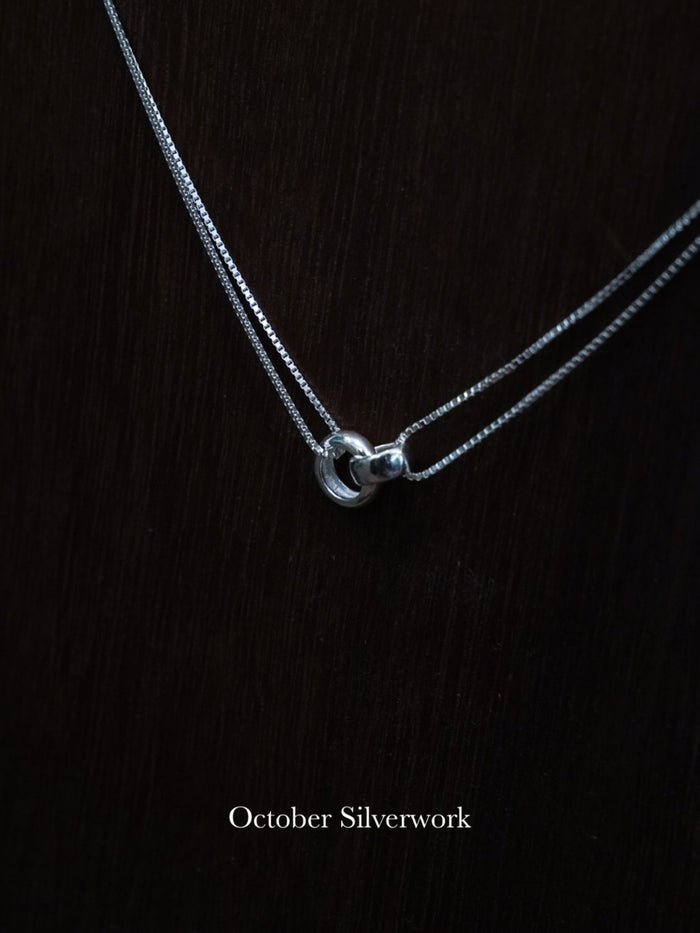 N1212/N1213 Double Ring Necklace