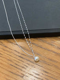N1254 Natural Pearl Double Necklace