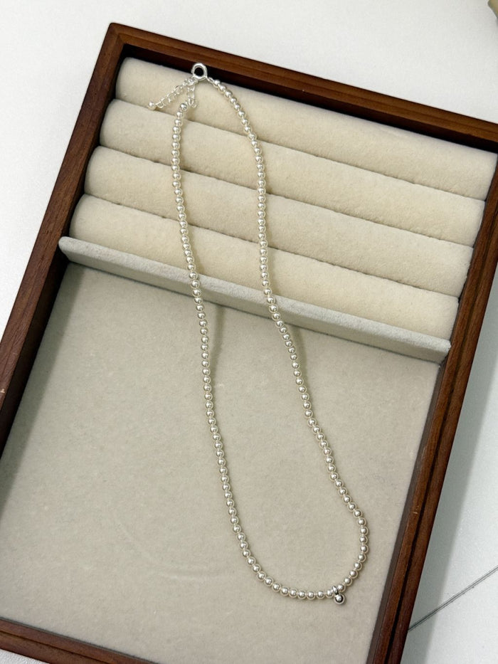 N1299 Faux Pearl Bead Necklace