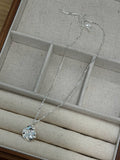 N1348 Irregular Oval Tag Necklace