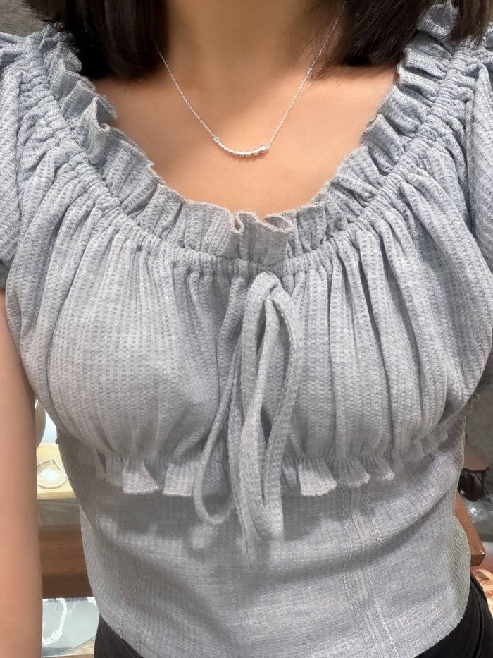 N1351 Smiley Bead Necklace