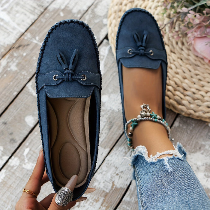 Nadine - Klassische Loafers mit Quasten-Detail  - By Qivii