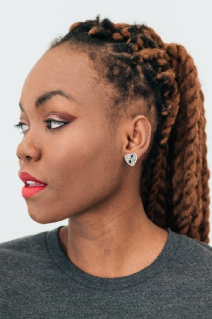 Naomi Leopard Print Stud Earrings - Final Sale