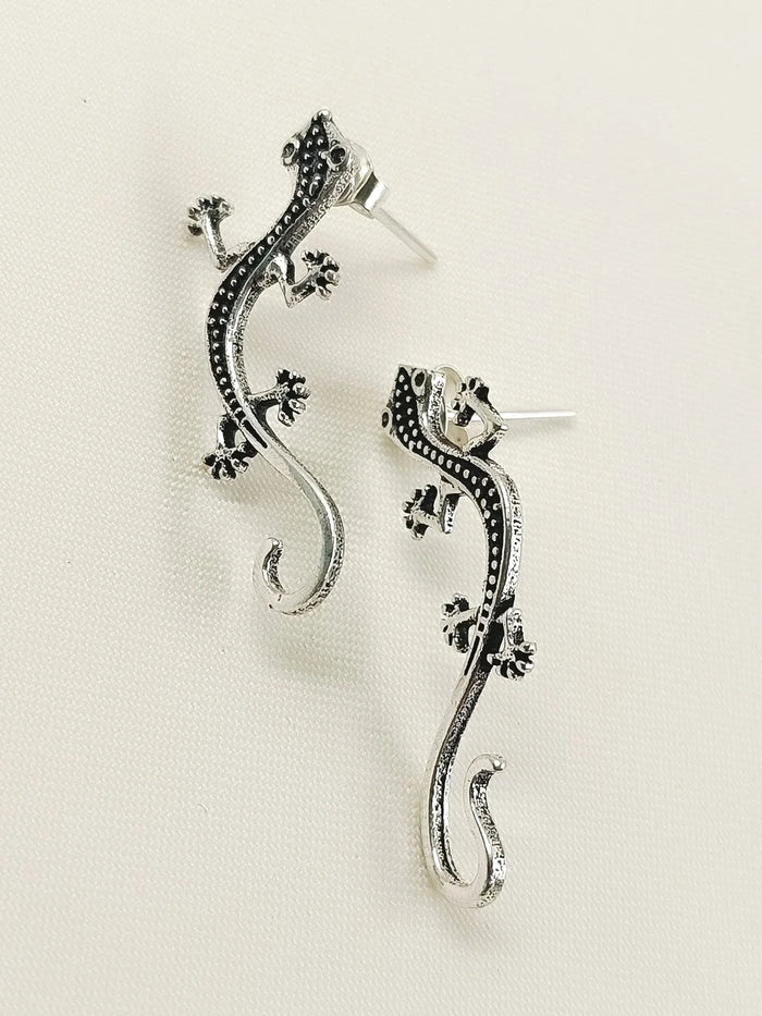 Navya Silver Western Earrings