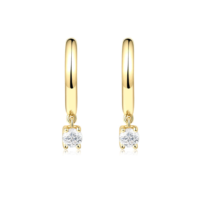 Noa Diamond Hoop Earrings