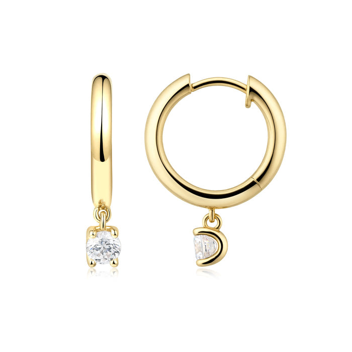 Noa Diamond Hoop Earrings