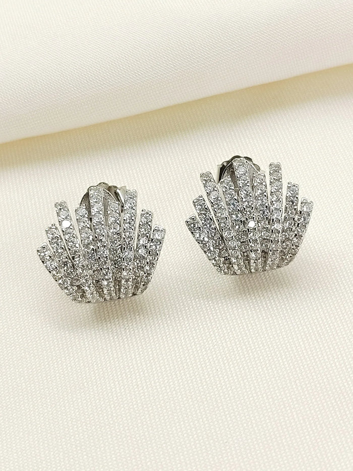 Ocean 92.5 Silver Swarovski Stone Tops