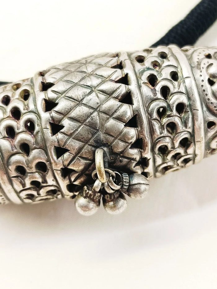 Odette Black Oxidized Neckpiece