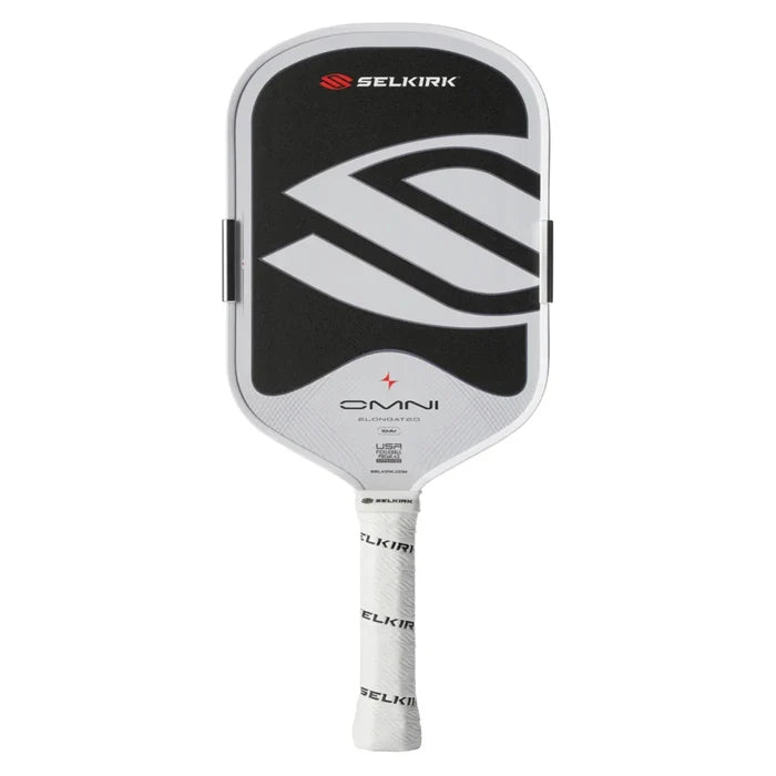 OMNI Elongated Pickleball Paddle Chalk,Pickleball Paddles,Selkirk,Chalk,One Size,Tennis Express,7118-OMNI-EL-WH