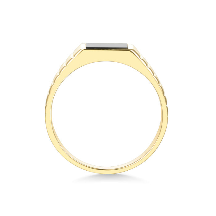 Onyx Minimalist Ring