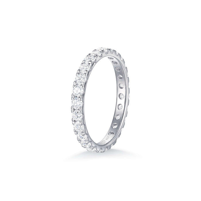 Ophelia Round Diamond Wedding Band