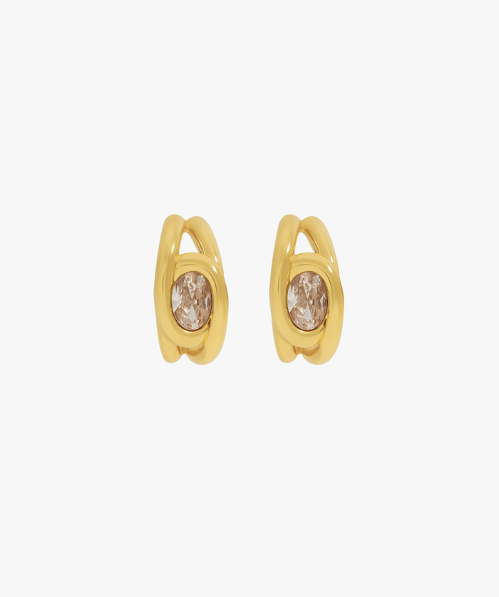 OVAL DROP HOOPS
