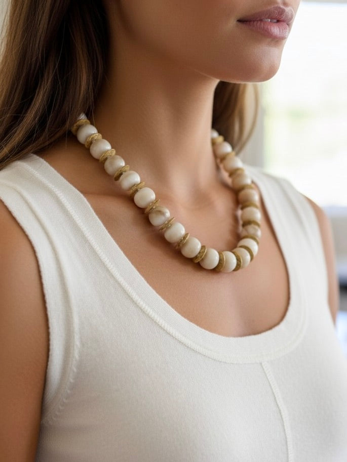 PALM ROYALE Beaded Necklace