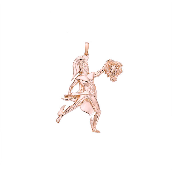 Perseus holding medusa head pendent-pendant charm-lirysjewelry