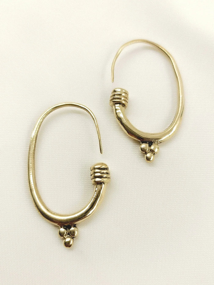 Philippa Golden Western Earrings