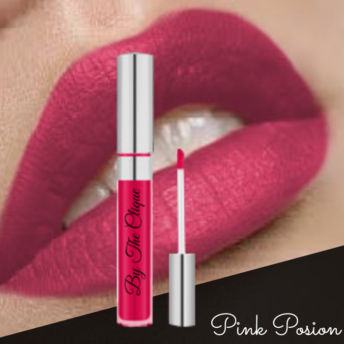 "Pink Poison" Premium Matte Liquid Lipstick | Pink | By The Clique