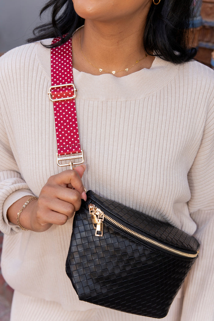 Polka Dot Adjustable Bag Strap