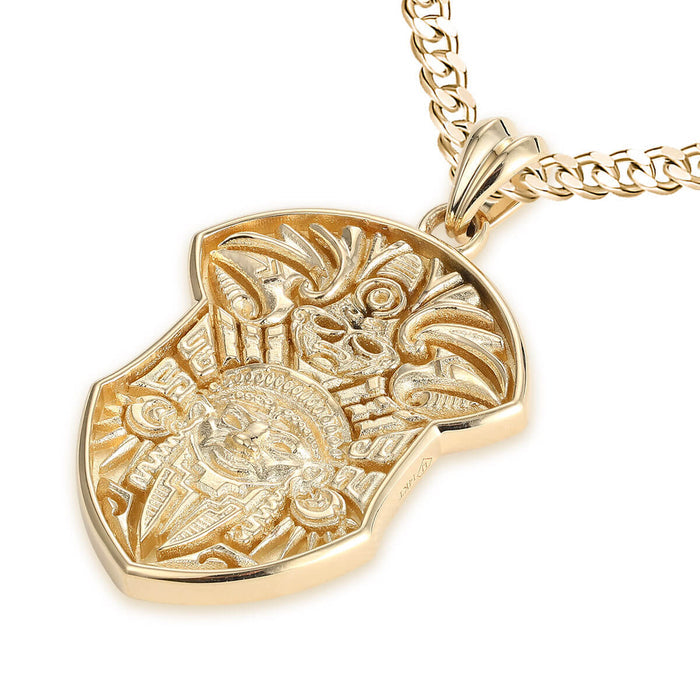 Polygonal Mayan Pendant