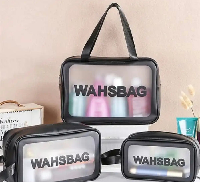 Portable makeup organizer bags(set of 3 pieces)