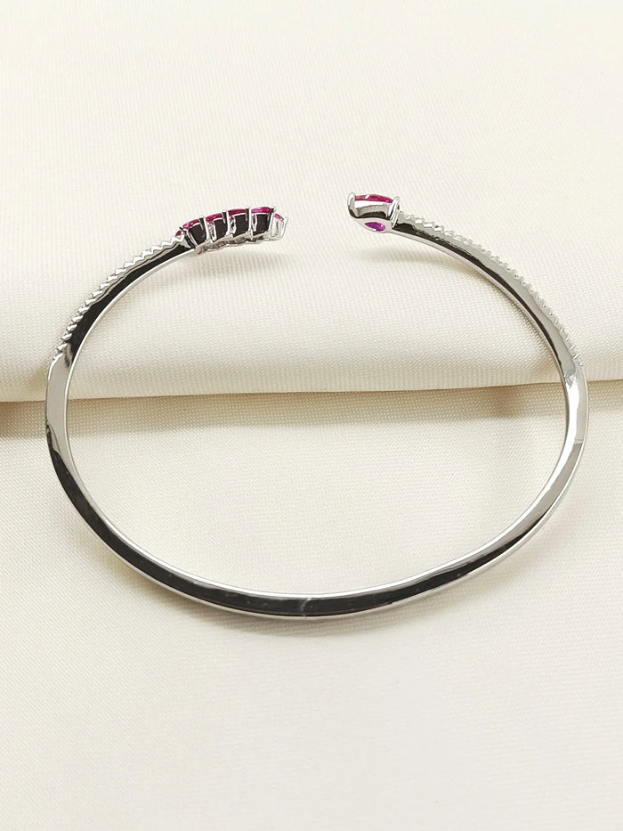 Pranjali Ruby American Diamond Bracelet