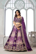 Premium Banarasi Lehenga Choli with Elegant Beads Work