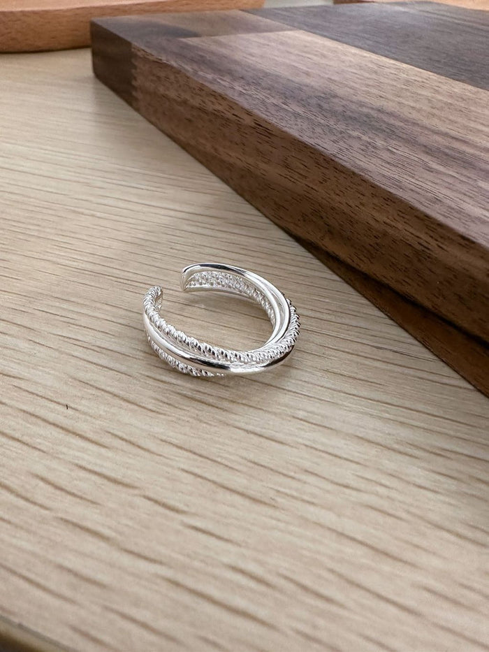 R1359 Twisted Stacking Ring