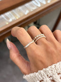 R1641 Flat Wavy Ring