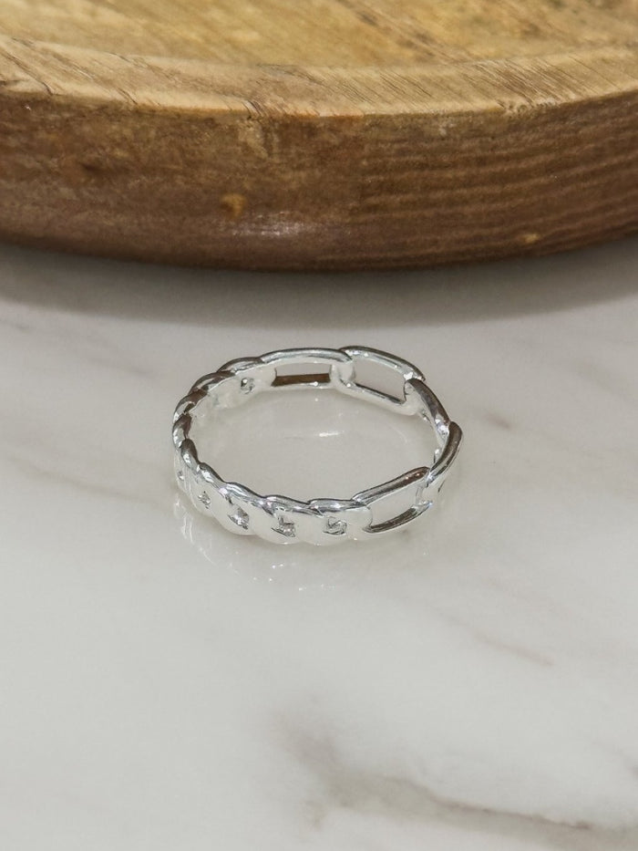 R1681 Chain Two-Tone Ring
