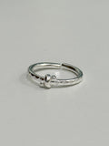 R1700 Knotted Star Pattern Ring