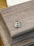 R1702 Three-Layer Wavy Thick Tail Ring