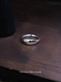 R1779 Egg-shaped Pinky Ring