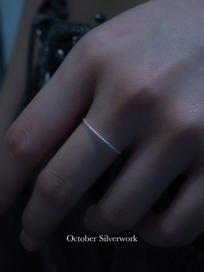 R1786 Super Dainty Shimmering Eternity Ring