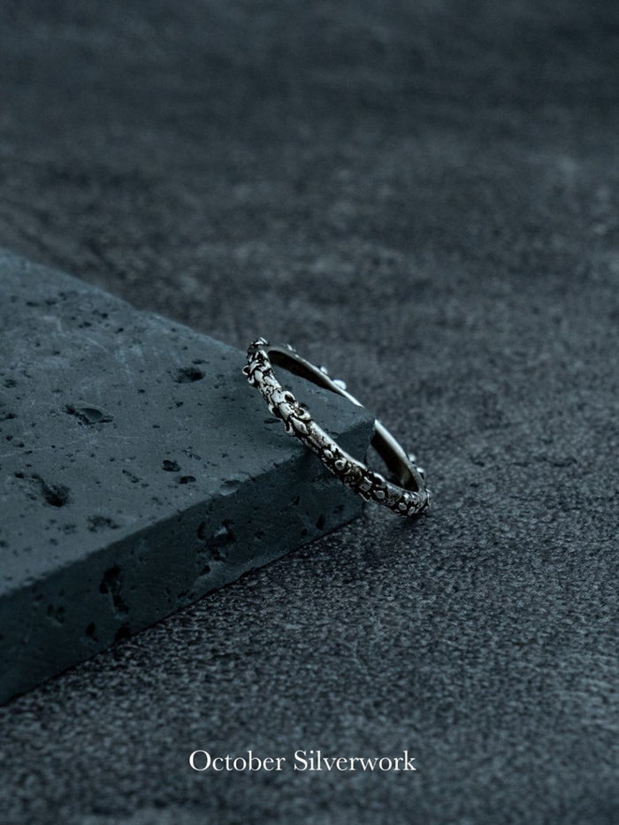 R1794 Distressed Chrome Hearts Baby Ring