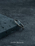 R1794 Distressed Chrome Hearts Baby Ring