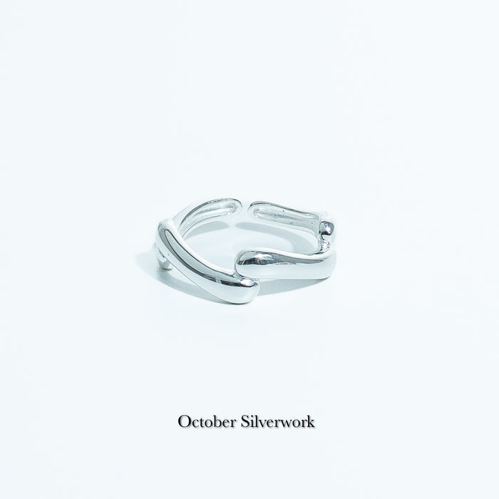 R1798 Wavy Layered Ring