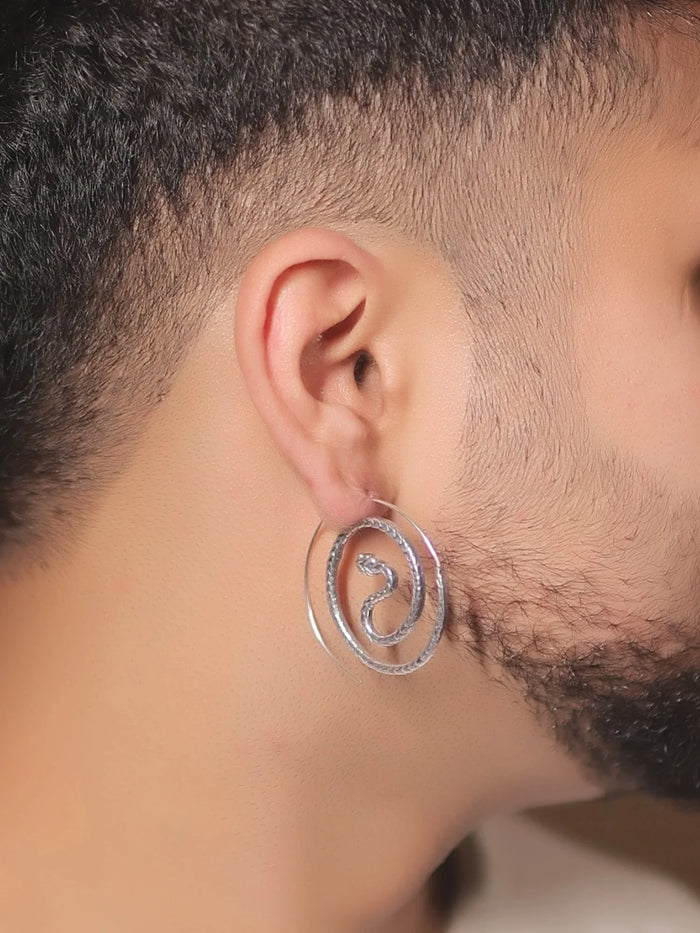 Ragvi Silver Western Earrings