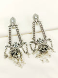 Ranjeeta Pink Oxidized Jhumki