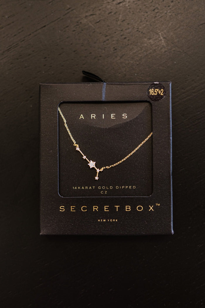 Rhinestone Star Sign Necklace