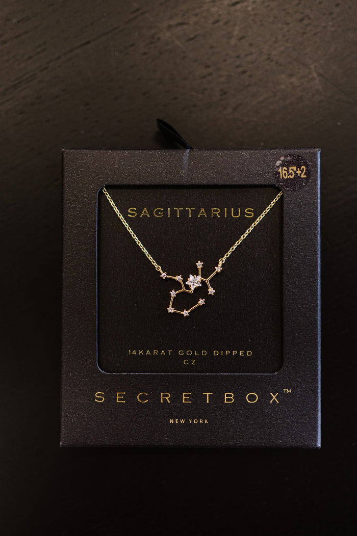 Rhinestone Star Sign Necklace