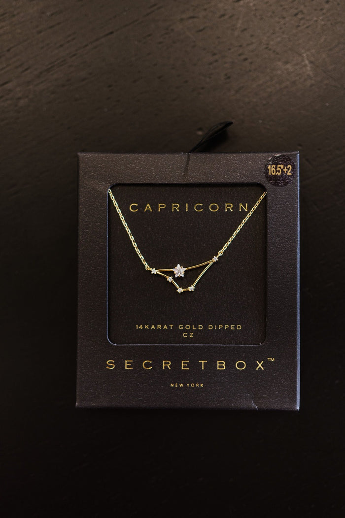 Rhinestone Star Sign Necklace