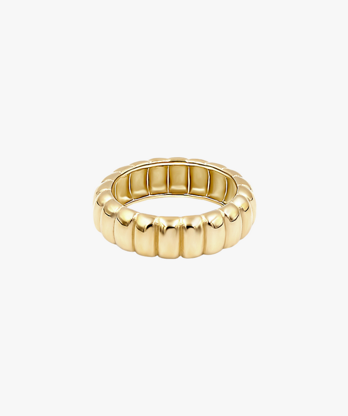 RIBBED JOSIE RING