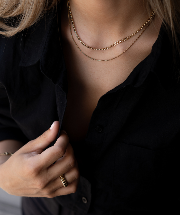 RIBBED JOSIE RING