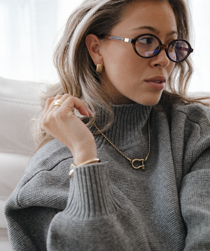 RIBBED LEAN HOOPS