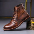 Royce Retro Leather Boots  - By Qivii