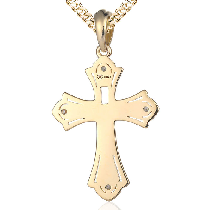 Sanctus Diamond Crucifix