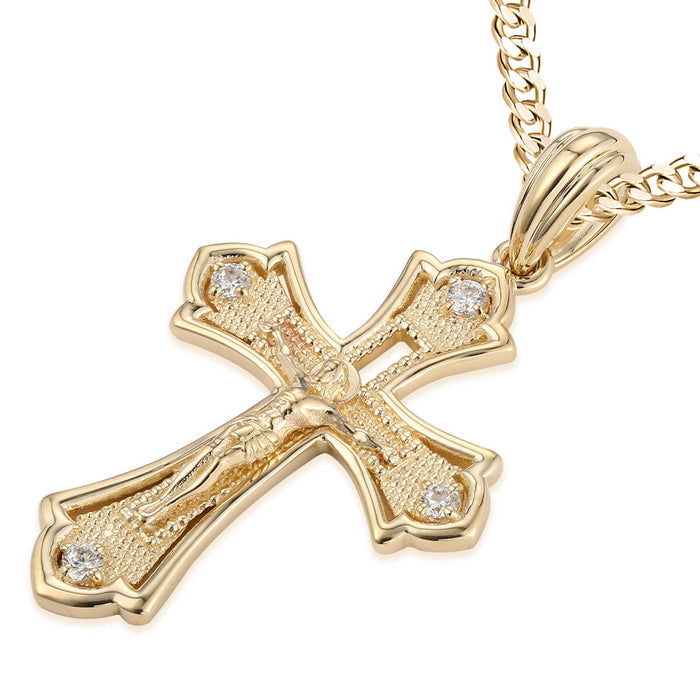 Sanctus Diamond Crucifix