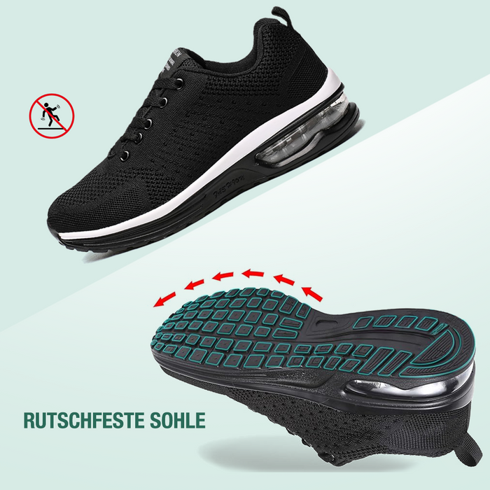 SanoWalk Orthopädische Schuhe - Alles Schwarz  - By Qivii